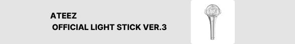 [음반] ATEEZ OFFICIAL LIGHT STICK VER.3